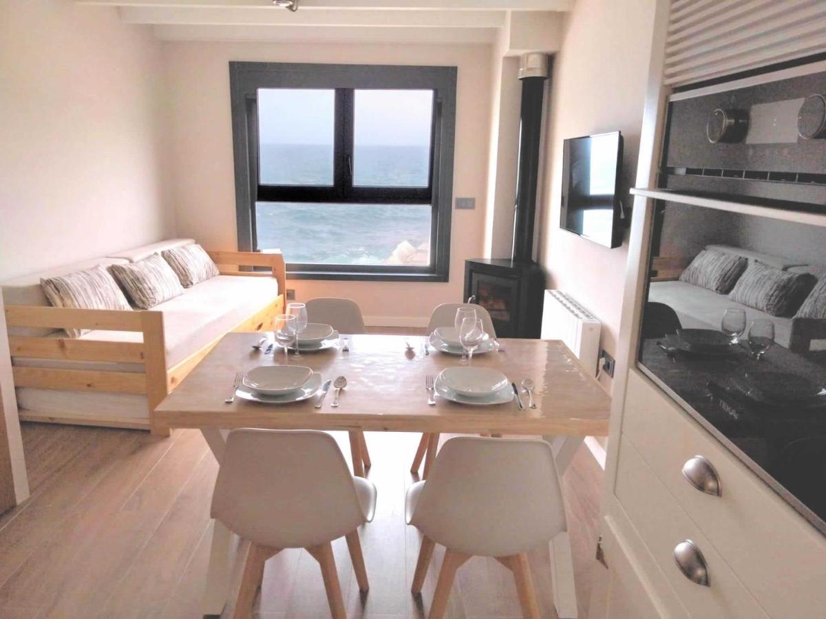 Vila Marina. Casa Marinera Con Terraza Sobre El Mar En Caion Cayón Eksteriør bilde