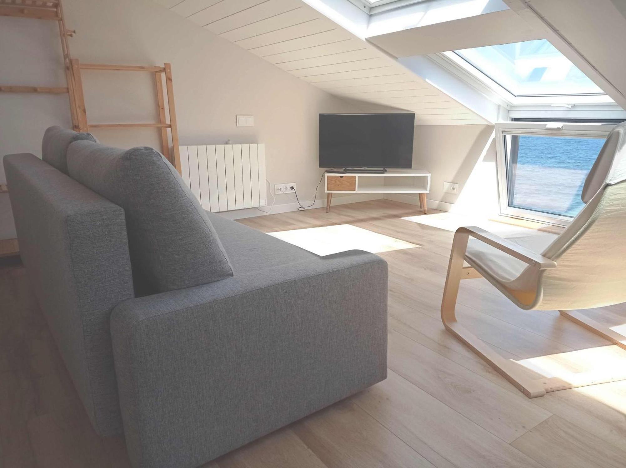 Vila Marina. Casa Marinera Con Terraza Sobre El Mar En Caion Cayón Eksteriør bilde